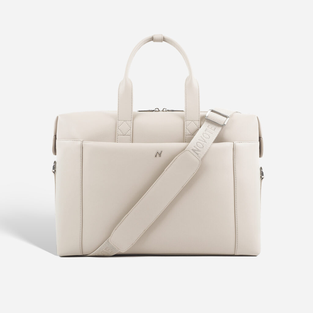 Rice white-Duffel travel bag