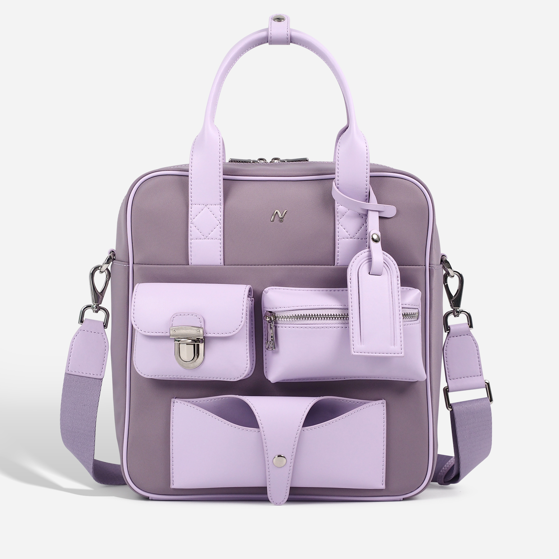 Purple-Laptop tote bags