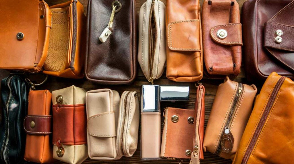 Popular Styles and Designs of Leather Makeup Bags