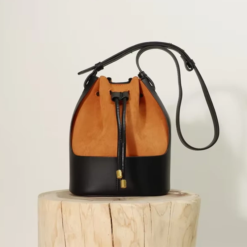 Leather Bucket Bag