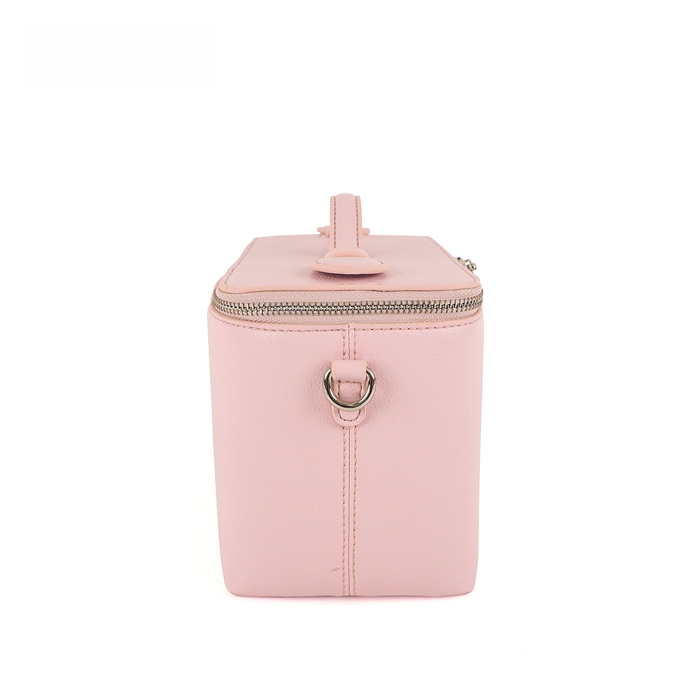 BAGSMART Beauty Case Da Viaggio Rosa - Trousse Grande Portatile Con Scomparto Impermeabile E Maniglia